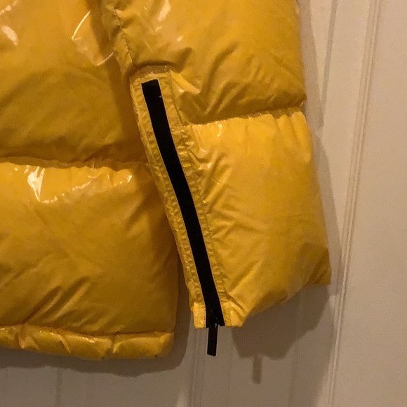 Michael Kors Bubble Jacket, Golden Yellow with hood - Picture 6 of 6